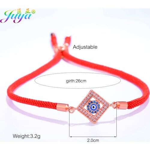 2020 New Arrival Evil Eye Jewelry Supplies Pave Zircon Gold//Rose Gold Enamel Evil Eye Bracelets For Women Men Jewelry