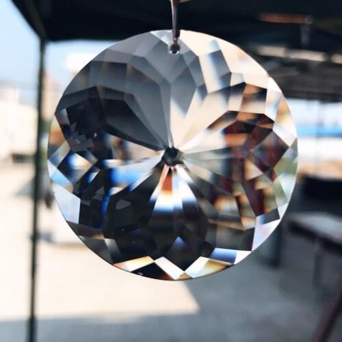 Prisms Chandelier Cutting Pendants Diy Prism Parts Projects Ornament 45MM Sun Glass Crystal Prism Chandelier Crystal Prism