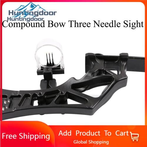 Outdoor Hunting Slingshot Hunt Tool for Compound Recurve Sight with Fiber Optic Both Right and Left Handed Blind & Tree Stand