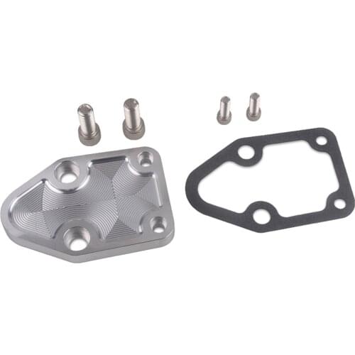 Fuel Pump Mounting Plate Kit Replacement for CHEVY 283 305 327 350 383 400