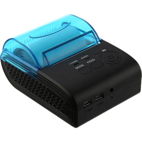ZJ-5805 mini 58mm Bluetooth 4.0 Android Potable POS Receipt Thermal Printer with battery
