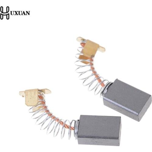 2Pcs 15 x 10 x 6mm Mini Drill Electric Grinder Replacement Carbon Brushes Spare Parts For Electric Motors Rotary Tool