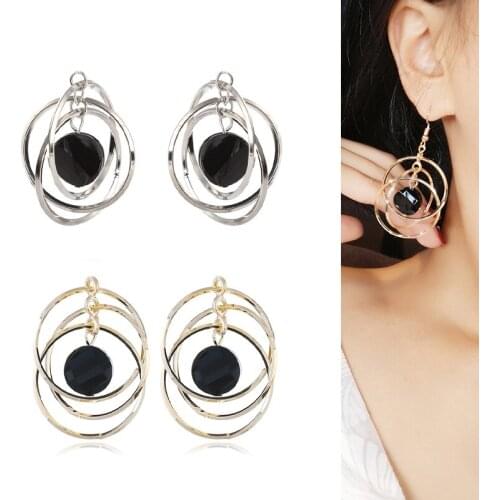 2020New 60Pcs Multi-layered Round Pendants Alloy Button for DIY Jewelry Earring or Necklace Accessories ER24