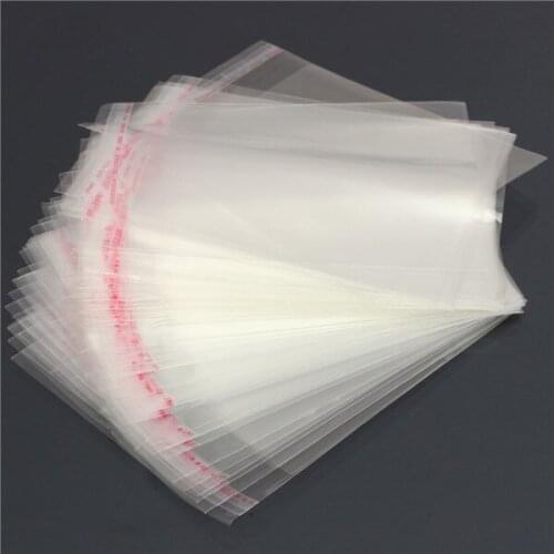 2016 E4 Clear Resealable Cellophane/BOPP/Poly Bags 15x11cm Transparent Opp Bag Packing Plastic Bags Self Adhesive Seal