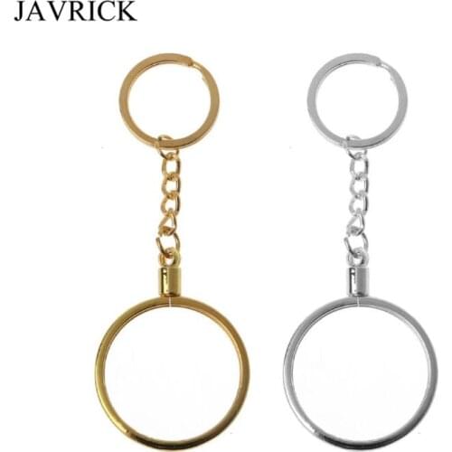 40mm/1.57" Commemorative Coin Holder Keyring Medallion or Chip Collection Souvenir Coin Pendant Keychain Fashion Jewelry