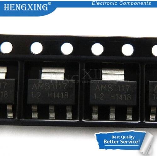50pcs/lot AMS1117-1.2 AMS1117 1.2V 1A SOT-223 new original In Stock