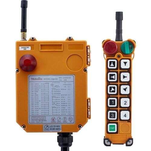Crane accessory Radio Wirelss industrial remote control F24-10D 10 double speed button 18-440V Super quality