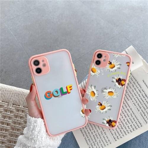 Golf Wang Tyler Creator Odd Future Phone Case Matte transparent For Pink iPhone 12 Mini 11 Pro XR XS Max 7 8 Plus X Back Cover
