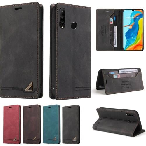 Flip Leather Case For Huawei P20 P30 P40 Lite E Y5P Y6P Y7A Honor 10 Lite 9X P smart 2019 2020 Magnetic Wallet Card Holder