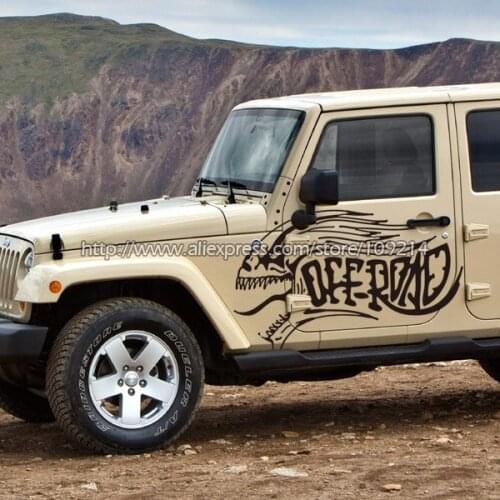 Devil OFF ROAD F150 Rubicon Cherokee Discovery SUV 4WD 4X4 FOUR WHEEL Van Truck Decal Stickers Waterproof T04