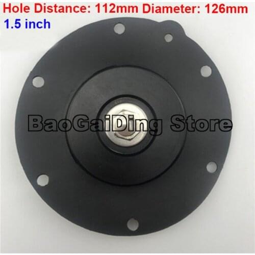 Electromagnetic Pulse Valve Right Angle Diaphragm DMF-Z-40 Hole Distance 112mm, Diameter 126mm 1.5 Inch Solenoid Valve Diaphragm