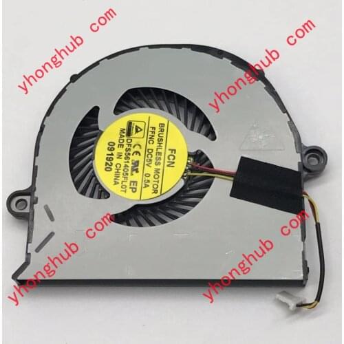 FCN DFS561405FL0T FFNC DC 5V 0.50A 3-Wire Server CPU Cooling Fan