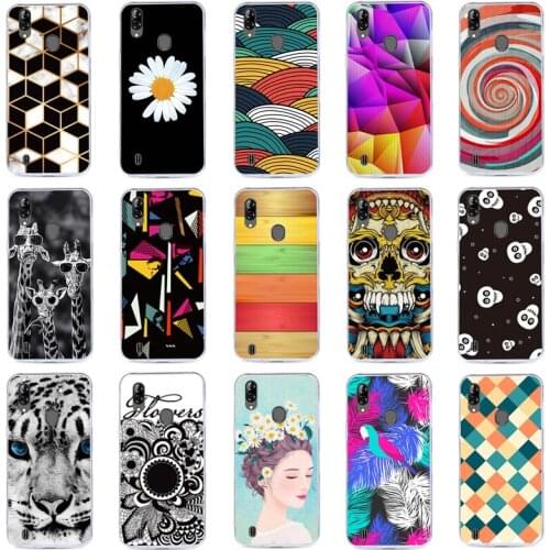 J&R Phone Case For Blackview A60 6.09inch Soft TPU Back Cover Case For Blackview A60 Pro Silicone Paint Transparent Cases