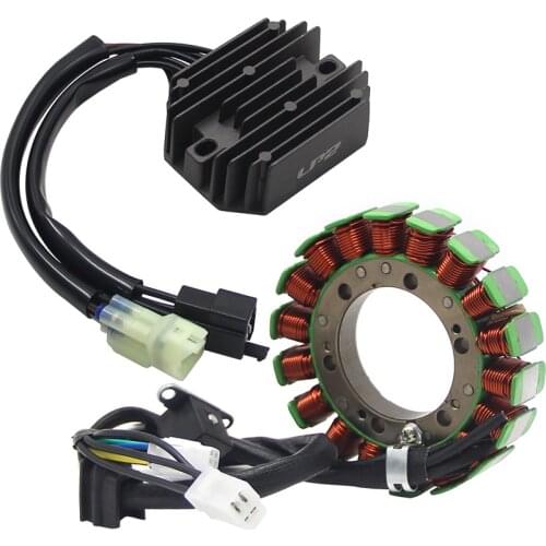 Magneto Stator Coil + Voltage Regulator Rectifier For Arctic Cat ATV 400 4X4 2X4 Fis VP Automatic Transmission TBX TRV 3430-053