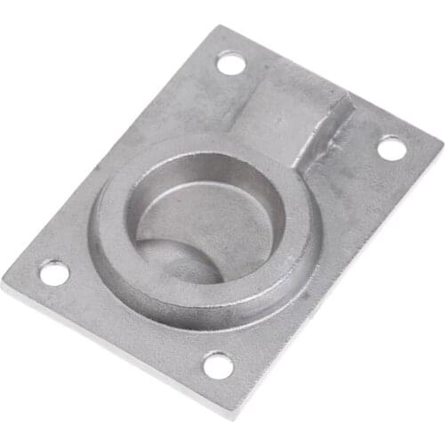 Boat Recessed Hatch Pull Handle Marine Locker Flush Lift Ring 316 Stainless Steel - Size 2.5x1.8 Inch