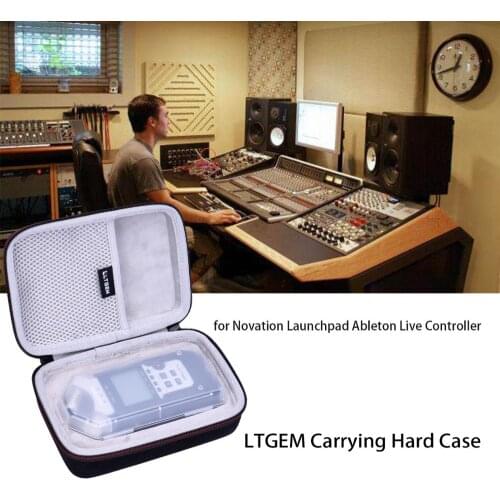 LTGEM EVA Black Carrying Hard Case for Novation Launchpad Ableton Live Controller