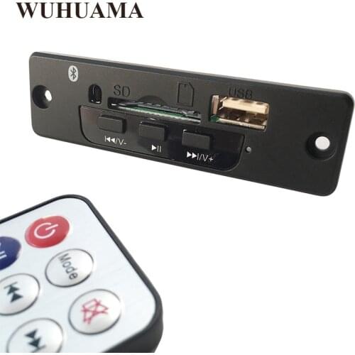 DIY Bluetooth Speaker Module 5V FLAC MP3 Player Decoder Board Audio Decoding LED 3W+3W Amplifier Stereo With Remote Controller