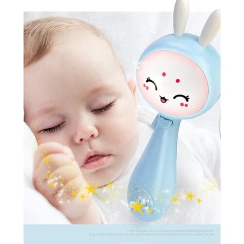 Musical Flashing Baby Mobile Rattles Teether Toy Hand Bells Newborn Infant Stroller Pacifier Weep Tear Educational Toys 0-12M