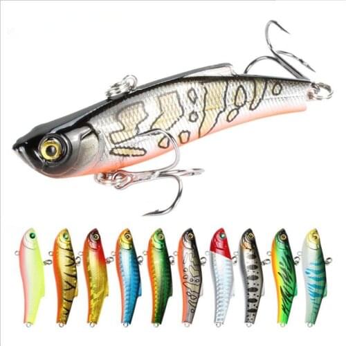 1Pcs VIB Fishing Lure 7cm/17.8g Anti Grass Fishing Wobbler Isca Artificial Bait Hard Lures Laser Body Lifelike Fish Tackle