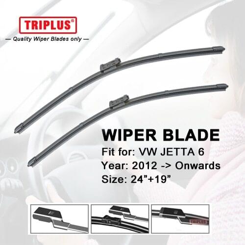 Wiper Blade for VW JETTA MK6 (2012-Onwards) 1set 24"+19"