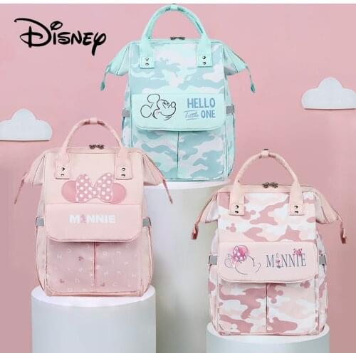 Disney Mickey mouse Newest Baby Diaper Storage Bag Large Capacity Baby Stroller Waterproof Fashion Bag Multifunction Diaper Bag