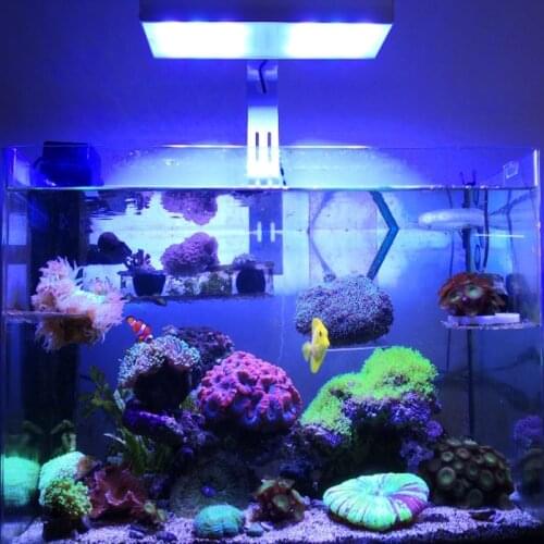 Full spectrum LED smart seawater coral light sea water tank light holder aquarium fish tank lighting water grass light