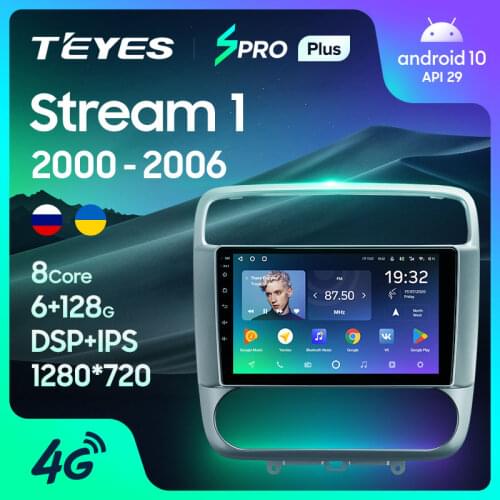 TEYES SPRO Plus For Honda Stream 1 2000 - 2006 Car Radio Multimedia Video Player Navigation GPS Android 10 No 2din 2 din DVD