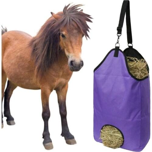 Outdoor Hay Storage Bags Horse Sheep Slow Feeding Hay Tote Bag Pet Hay Pouch Carry Bags for Horses Goat