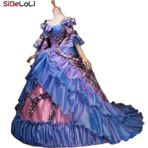 Upscale Christmas Marie Antoinette Masquerade Dress Carnivale Carriage Gown Costumes Renaissance Victorian Rococo Costume