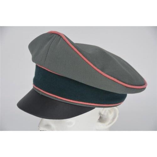 WW2 E.M.D . hat . Twill Wool Pink