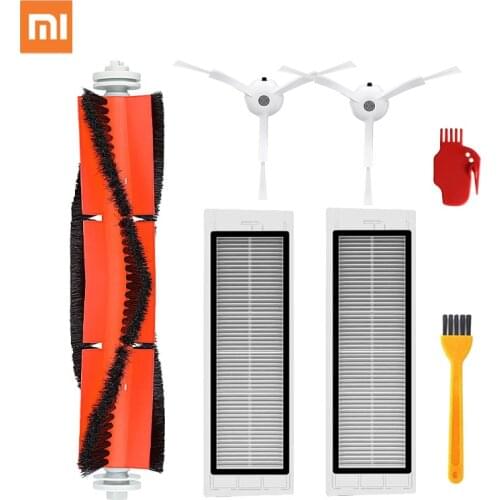 HEPA Filter Main Brush Side Brush Vacuum Cleaners Parts Accessories Kits for xiaomi MI 1S Robot for roborock S50 S51 S5 MAX