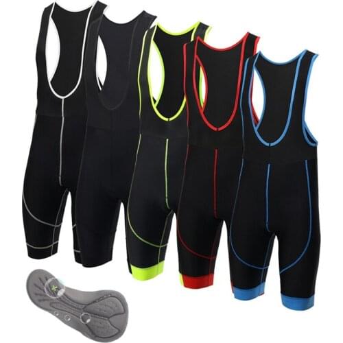 2020 High Quality Men Women Cycling Bib Shorts Bike Bicycle 3D Silicone Pad Breathable Riding Shorts Culotte Ciclismo Bib Tights