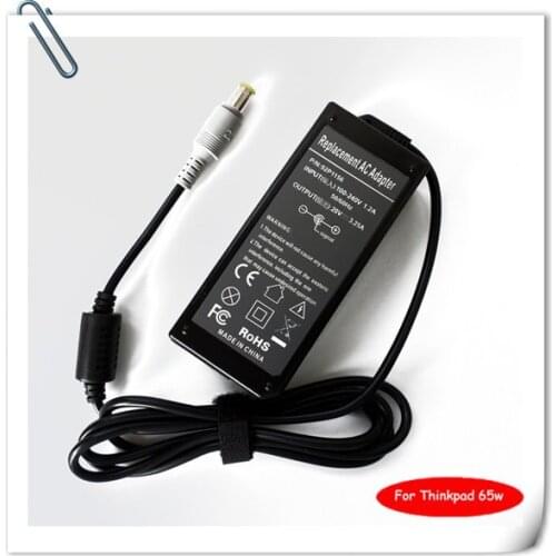20V 65W AC Adapter Power Supply Cord For Lenovo IBM ThinkPad 42T4418 42T4419 42T4420 44T4421 L510 L520 universal laptop charger