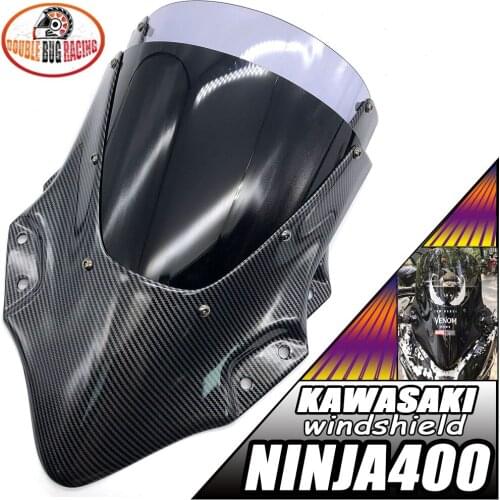 Motorcycle Accessories Windshield WindScreen Visor Viser Deflector For Kawasaki NINJA 400 2018-2021 NINJA400 ninja-400 18'-21