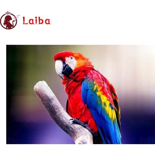 Diamond Painting Modern animal art, colorful parrot Cross Stitch Diamond Mosaic Picture Of Embroidery crystal Beaded Handicraft