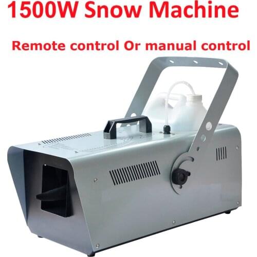 DHL/UPS 1500W Snow Machine Special Stage Effect Equipment Snowmaker Spray Snow Soap Foam Effect Machine DJ KTV Wedding Bar Party