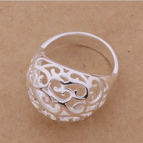 AR331 Fashion Jewelry Silver Color Gifts Popular Rings For Women Carefully Crafted/Carve Patterns /aolajfsa Bfdajwka