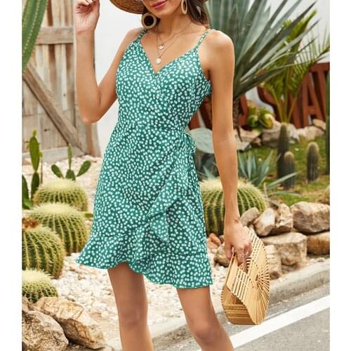 CHAXIAOA Red Summer Dresses