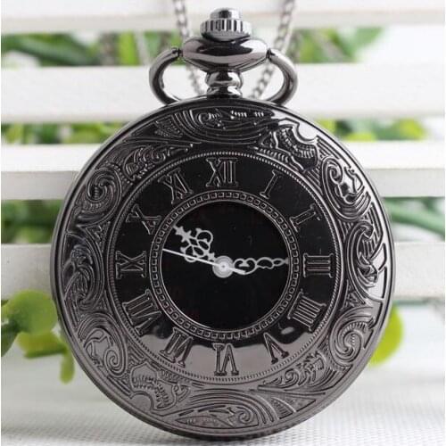 Good quality Dial:45mm Roman dual display gift antique pocket watch pocket watch retro quartz men and women