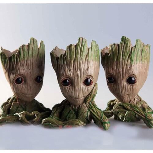 Groot Tree Flowerpot Action Figures Model Toys