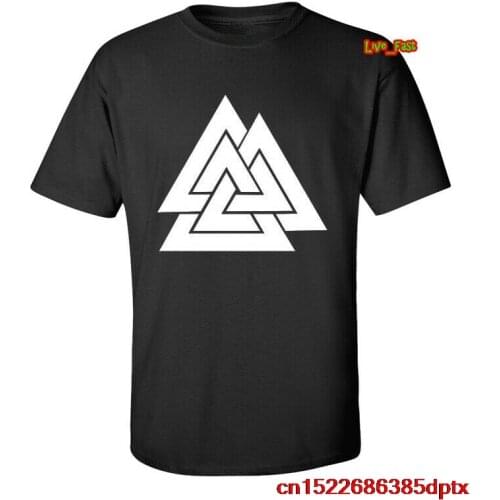 VALKNUT TRIANGLE T SHIRT nordic rune viking asatru odin thor norse mythology tyr