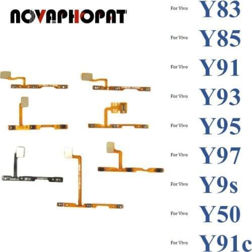 For Vivo Y83 Y85 Y91 Y93 Y95 Y97 Y9s Y50 Y91c Power On Off Volume Up Down Buttons Flex Cable Ribbon 10pcs/lot
