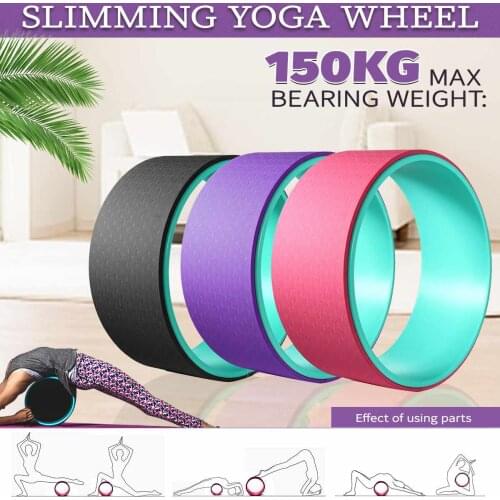 Yoga Wheel 13" for Stretching Strongest & Most Comfortable Yoga Prop Wheel,Comfortable Support for Yoga Poses Backbends