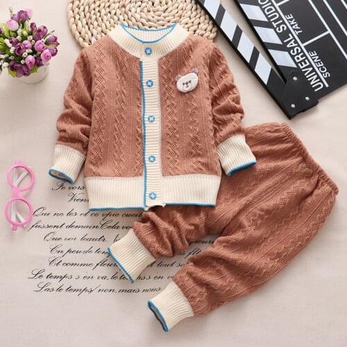 Infant Clothing Sets Baby Suit 2021 Autumn Spring Clothes For Newborn Baby Boys Clothes Coat+Pant 2pcs Outfit Kids Costume
