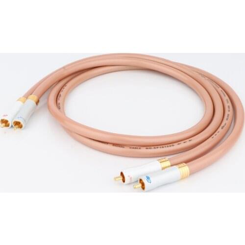 Linn OCC Copper Audio Cable Hifi Interconnect Cable With Gold Plated RCA Plug Connector
