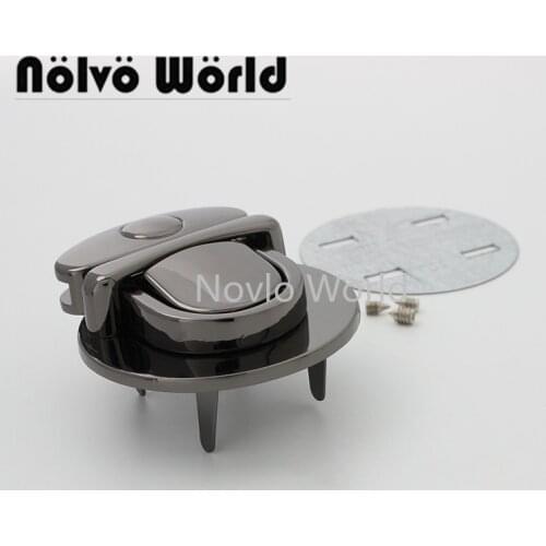 Nolvo World 2-10 pieces 4 colors 31*25mm 38*44mm handbag lock wholesale bag lock in bag Parts or accessories