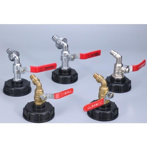 IBC Tank Tap Adapter 1/2" 3/4'' Coarse Thread Connector Replacement Valve Fitting Parts Brass