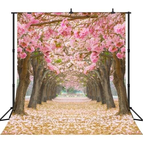 Lyavshi Pink Flowers Tunnel Tree background photography backdrops photo background wedding backdrops for photo studio
