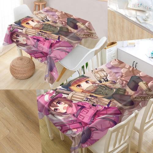 New Sword Art Online Alternative Gun Gale Online Tablecloth Fabric Rectangular Tablecloth For Wedding Table Cloth TV Covers 0629