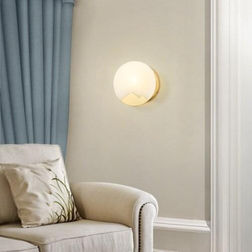 Indoor LED Retro Marble Wall Lamp Interior Decoration Home Lighting Creative Design Living Room Bedroom Light / AC220V
